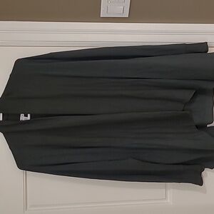 Athleta, size L, green drapey cardigan